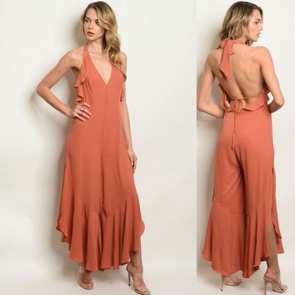 Pants - Earth Jumpsuit V-neck